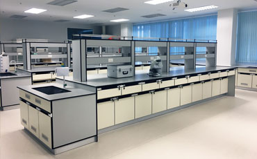 Laboratory Desk & Cabinets